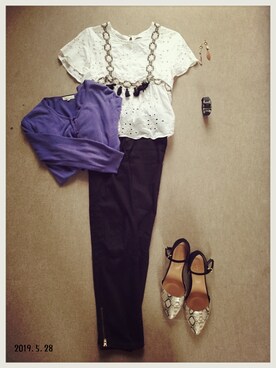 hamaさん（レディース・156cm）の夏コーディネート