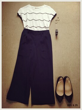 hamaさん（レディース・156cm）の秋コーディネート