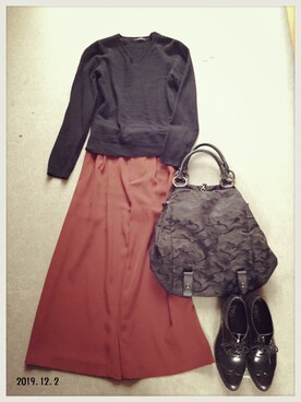 「milady（ミレディ）のアイテム」を使った、hamaさん（レディース・156cm）の冬コーディネート