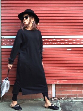 「BRIXTON（ブリクストン）のアイテム」を使った、meguu2020さん（レディース・154cm）の秋コーディネート
