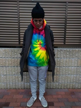 「blAnks（ブランクス）のアイテム」を使った、MALOさん（メンズ・165cm）の冬コーディネート