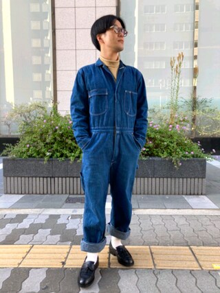 オアスロウorslow オーバーオール つなぎ orSlowのつなぎ/オールインワンを使った人気ファッション