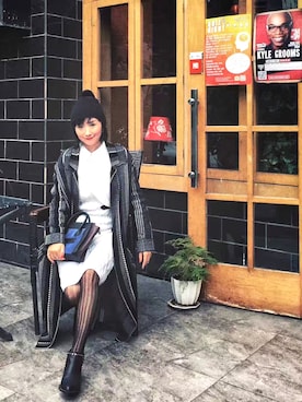 「Calvin Klein PLATINUM（カルバン・クライン プラティナム）のアイテム（その他アウター）」を使った、Lily さん（レディース・158cm）の冬コーディネート