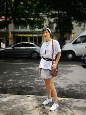 「Rudsak（ルドサック）のアイテム」を使った、Lily さん（レディース・157cm）の夏コーディネート