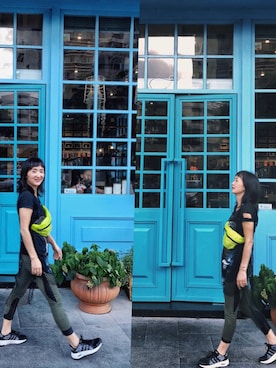 「Rudsak（ルドサック）のアイテム」を使った、Lily さん（レディース・157cm）の夏コーディネート