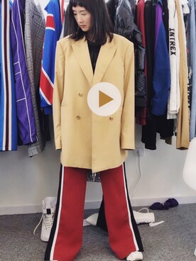 「SHOWROOM（ショールーム）のアイテム」を使った、Lily さん（レディース・157cm）の夏コーディネート