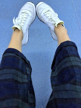 「ZARA（ザラ）のアイテム（サロペット/オーバーオール）」を使った、Lily さん（レディース・157cm）の冬コーディネート