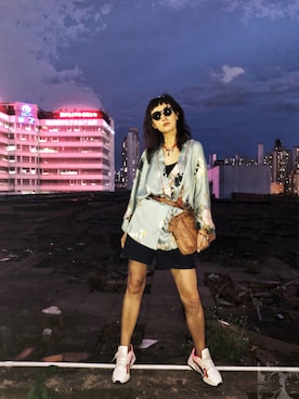 「salad（サラダ）のアイテム」を使った、Lily さん（レディース・157cm）の夏コーディネート