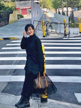 「H&M（エイチ・アンド・エム）のアイテム（ブルゾン）」を使った、Lily さん（レディース・157cm）の冬コーディネート