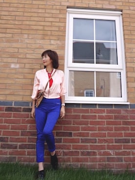 「RIVER ISLAND（リバーアイスランド）のアイテム」を使った、Lily さん（レディース・157cm）の夏コーディネート