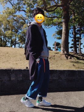 「＃デニム」｜「アイテム（ジャケット/アウター）」を使った、niwaさん（メンズ・177cm）の冬コーディネート