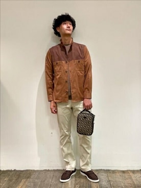 「5ポケットパンツ」｜TAKEO KIKUCHIさん（メンズ・182cm）の秋コーディネート