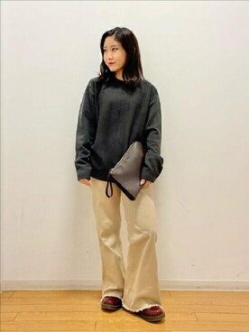 「抗菌防臭」｜TAKEO KIKUCHIさん（レディース・154cm）の秋コーディネート