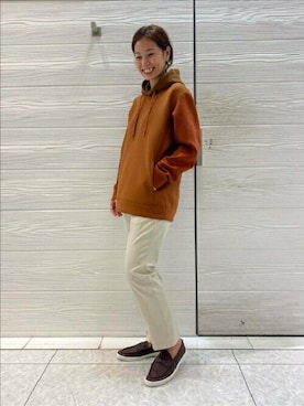 「5ポケットパンツ」｜TAKEO KIKUCHIさん（レディース・162cm）の秋コーディネート