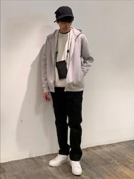 「TAKEO KIKUCHI（タケオキクチ）のアイテム（財布/小物）」を使った、TAKEO KIKUCHIさん（メンズ・178cm）の秋コーディネート