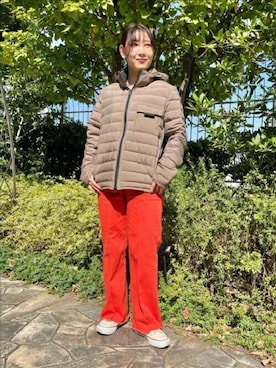 「TAKEO KIKUCHI（タケオキクチ）のアイテム（ジャケット/アウター）」を使った、TAKEO KIKUCHIさん（レディース・154cm）の秋コーディネート