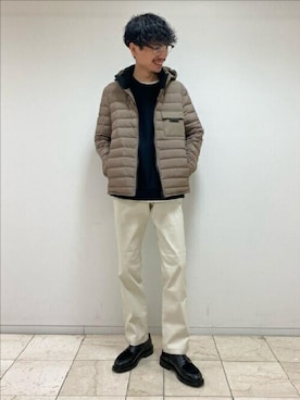 「5ポケットパンツ」｜TAKEO KIKUCHIさん（メンズ・177cm）の秋コーディネート