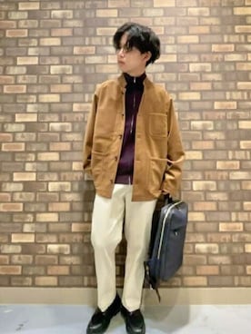 「5ポケットパンツ」｜TAKEO KIKUCHIさん（メンズ・167cm）の秋コーディネート