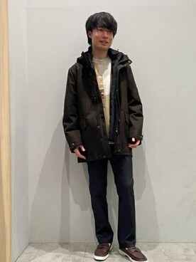 「5ポケットパンツ」｜TAKEO KIKUCHIさん（メンズ・167cm）の秋コーディネート