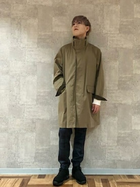 「TAKEO KIKUCHI（タケオキクチ）のアイテム（その他アウター）」を使った、TAKEO KIKUCHIさん（メンズ・174cm）の秋コーディネート