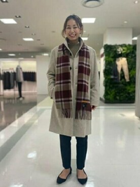 「TAKEO KIKUCHI（タケオキクチ）のアイテム（その他アウター）」を使った、TAKEO KIKUCHIさん（メンズ・162cm）の秋コーディネート