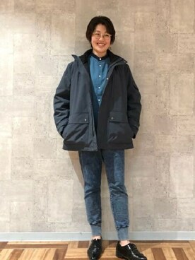 「TAKEO KIKUCHI（タケオキクチ）のアイテム（ジャケット/アウター）」を使った、TAKEO KIKUCHIさん（レディース・167cm）の秋コーディネート