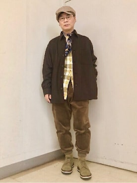 TAKEO KIKUCHIさん(メンズ・170cm)の冬コーディネート