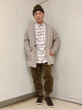 TAKEO KIKUCHIさん(メンズ・170cm)の冬コーディネート