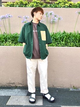 wattaさん（メンズ・165cm）の夏コーディネート