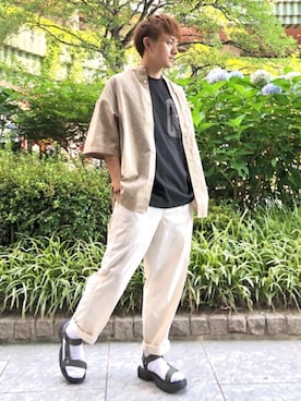 「KELTY（ケルティ）のアイテム」を使った、wattaさん（メンズ・165cm）の夏コーディネート