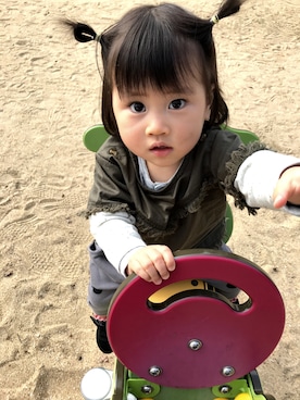 runさん（キッズ・80cm）の秋コーディネート