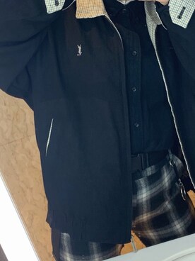 「Yves Saint Laurent（イヴサンローラン）のアイテム（ナイロンジャケット）」を使った、hrさん（レディース・160cm）の春コーディネート