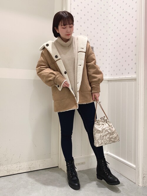 ビッグ割引 Heather リバーシブルボアムートンコート 毛皮 ファーコート Www Gesap Com