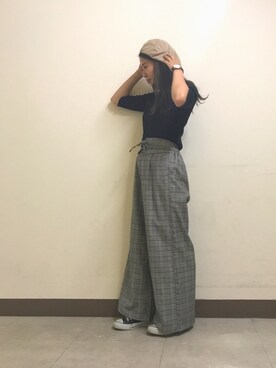 「CONVERSE（コンバース）のconverse（コンバース） ALL STAR OX（オールスターOX）（スニーカー）」を使った、nemoayuさん（レディース・154cm）の夏コーディネート