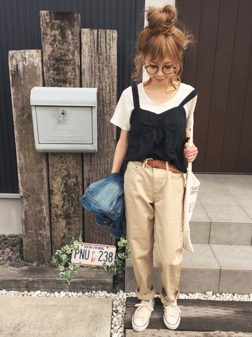 清水夏姫さんのコーディネート
