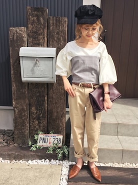 清水夏姫さん（レディース・160cm）の夏コーディネート