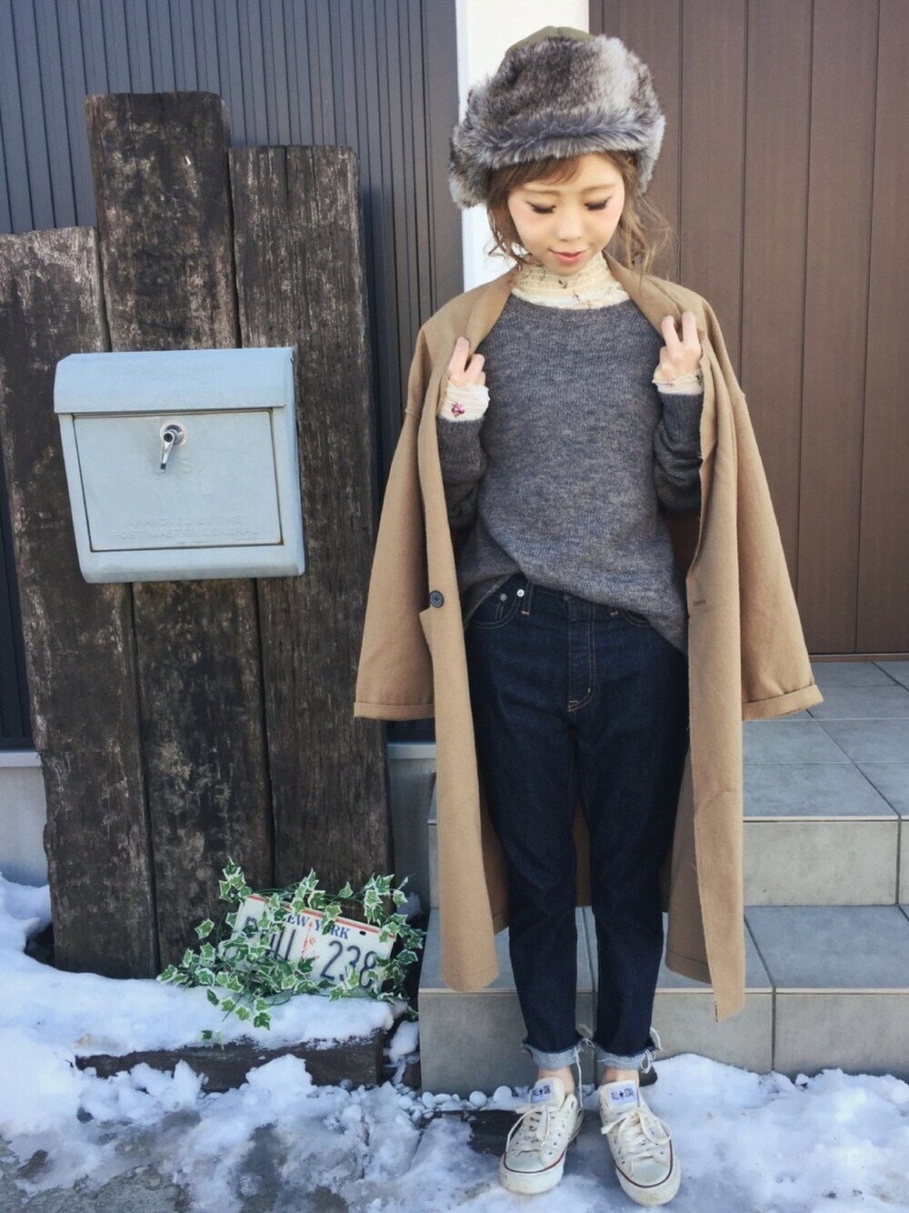 TODAYFUL（トゥデイフル）の「ラグランソフトニット（ニット