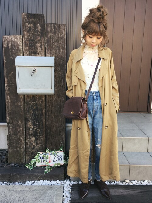 清水夏姫 Vintageのショルダーバッグを使ったコーディネート Wear