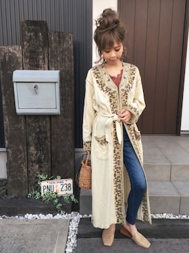 清水夏姫さん（レディース・160cm）の夏コーディネート