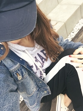 清水夏姫さん（レディース・160cm）の秋コーディネート