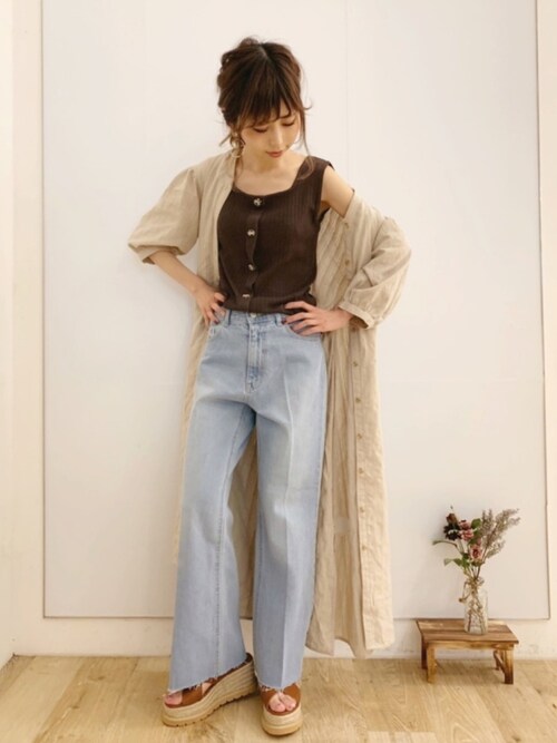 清水夏姫さんのコーディネート