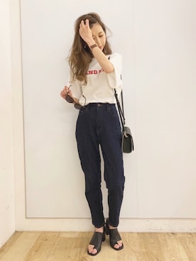 清水夏姫さん（レディース・160cm）の春コーディネート