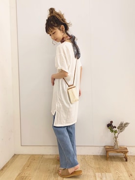 清水夏姫さん（レディース・160cm）の夏コーディネート