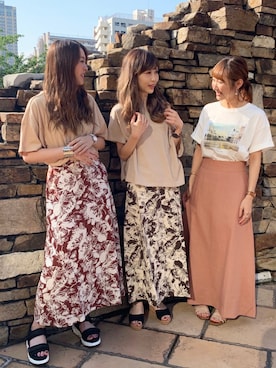 清水夏姫さん(レディース・160cm)の夏コーディネート