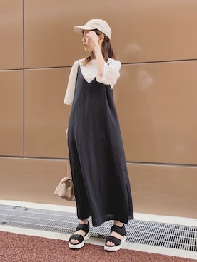 清水夏姫さん（レディース・160cm）の春コーディネート