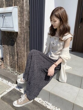 清水夏姫さん(レディース・160cm)の夏コーディネート