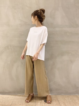 清水夏姫さん（レディース・160cm）の夏コーディネート