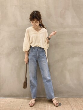 清水夏姫さん（レディース・160cm）の夏コーディネート