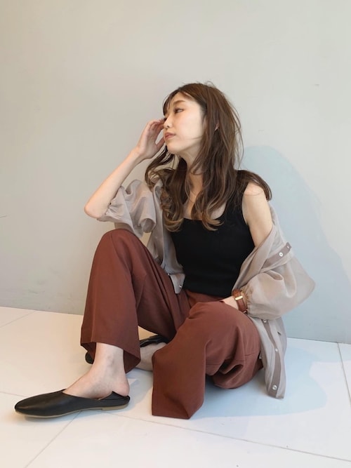 OZOC_official清水夏姫さんの「(|)」を使ったコーディネート