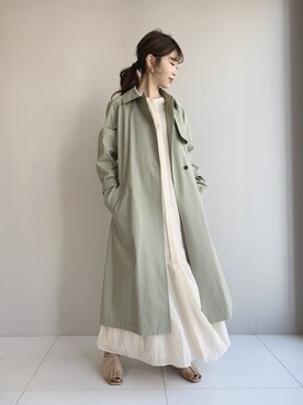 「DRESSTERIOR（ドレステリア）のアイテム（ジャケット/アウター）」を使った、清水夏姫さん（レディース・160cm）の冬コーディネート